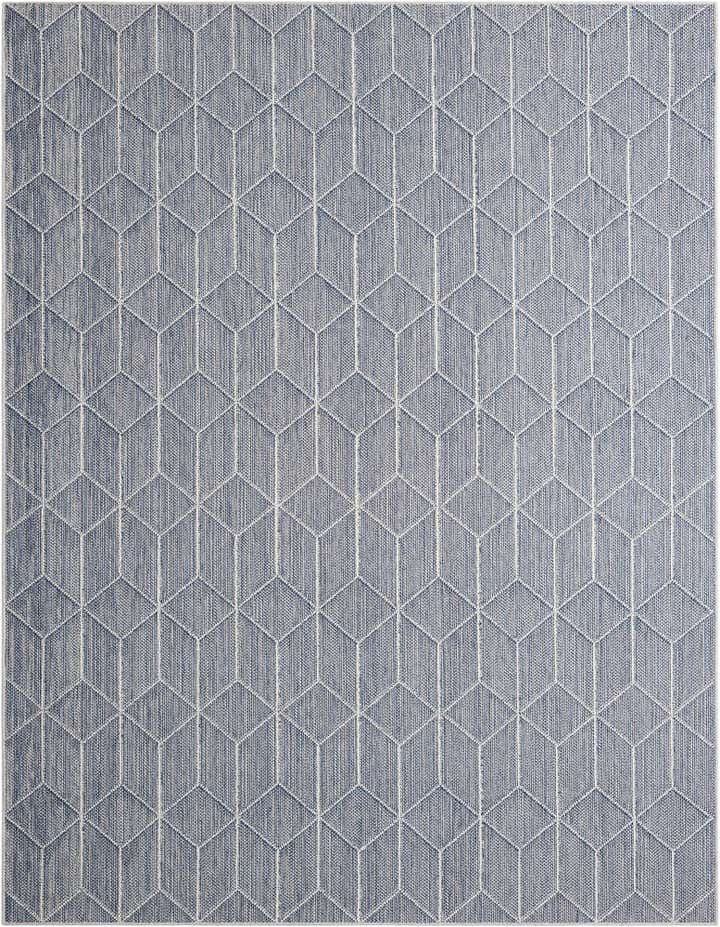 7' 10 x 10' Easy-Clean Trellis Indoor / Outdoor Rug