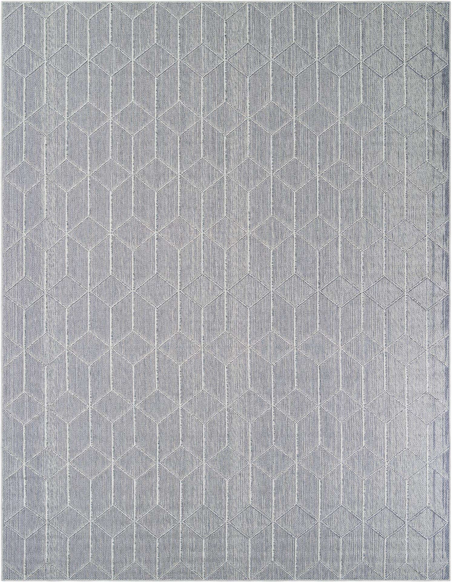 9' x 12' Easy-Clean Trellis Indoor / Outdoor Rug
