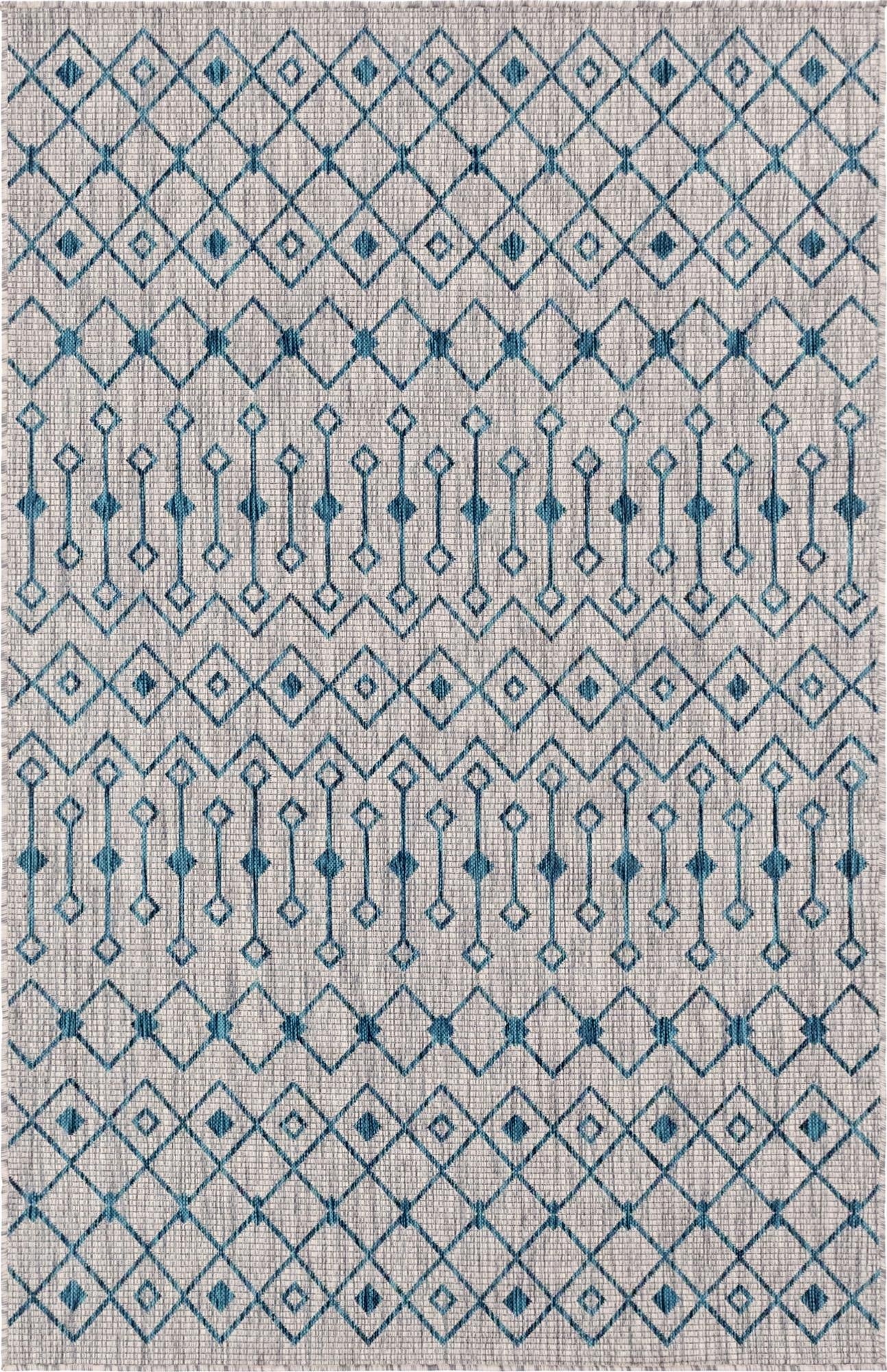 Primary image 5' x 8'  Washable Trellis Indoor / Outdoor Rug