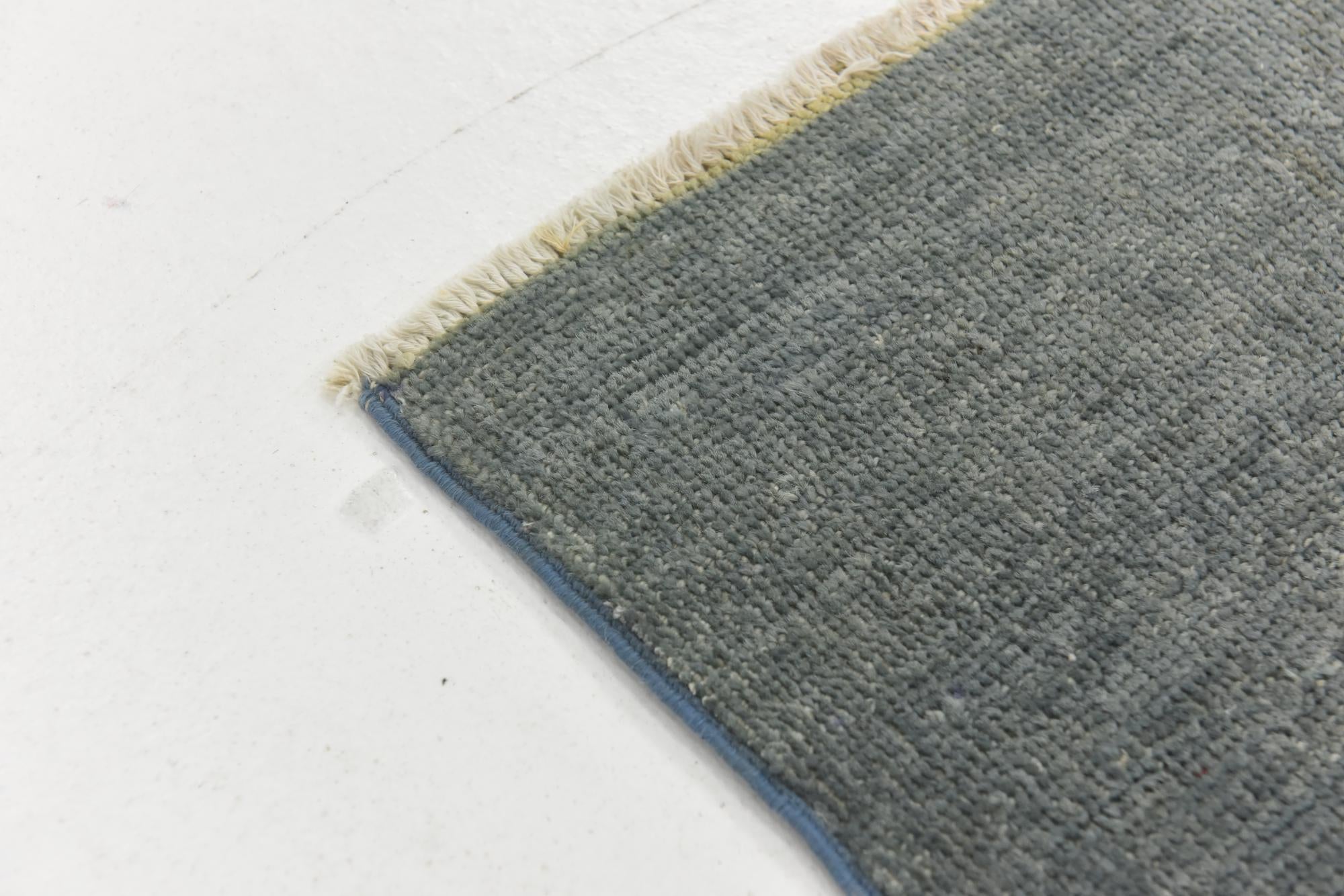 115cm x 180cm Hand Knotted Over-Dyed Ziegler Oriental Rug