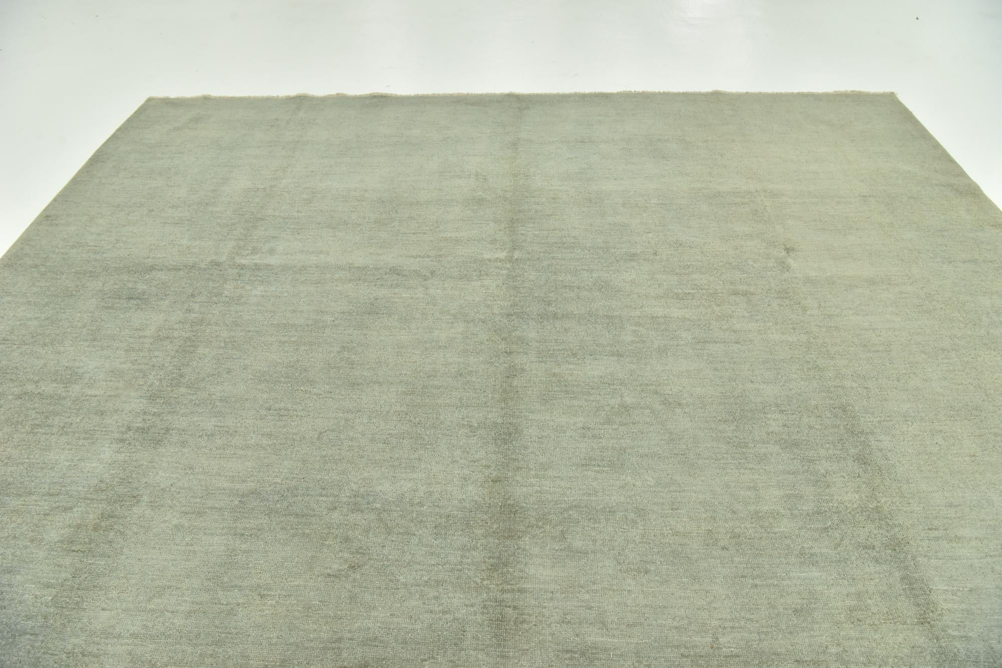 9' 4 x 11' 8 Hand Knotted Over-Dyed Ziegler Rug
