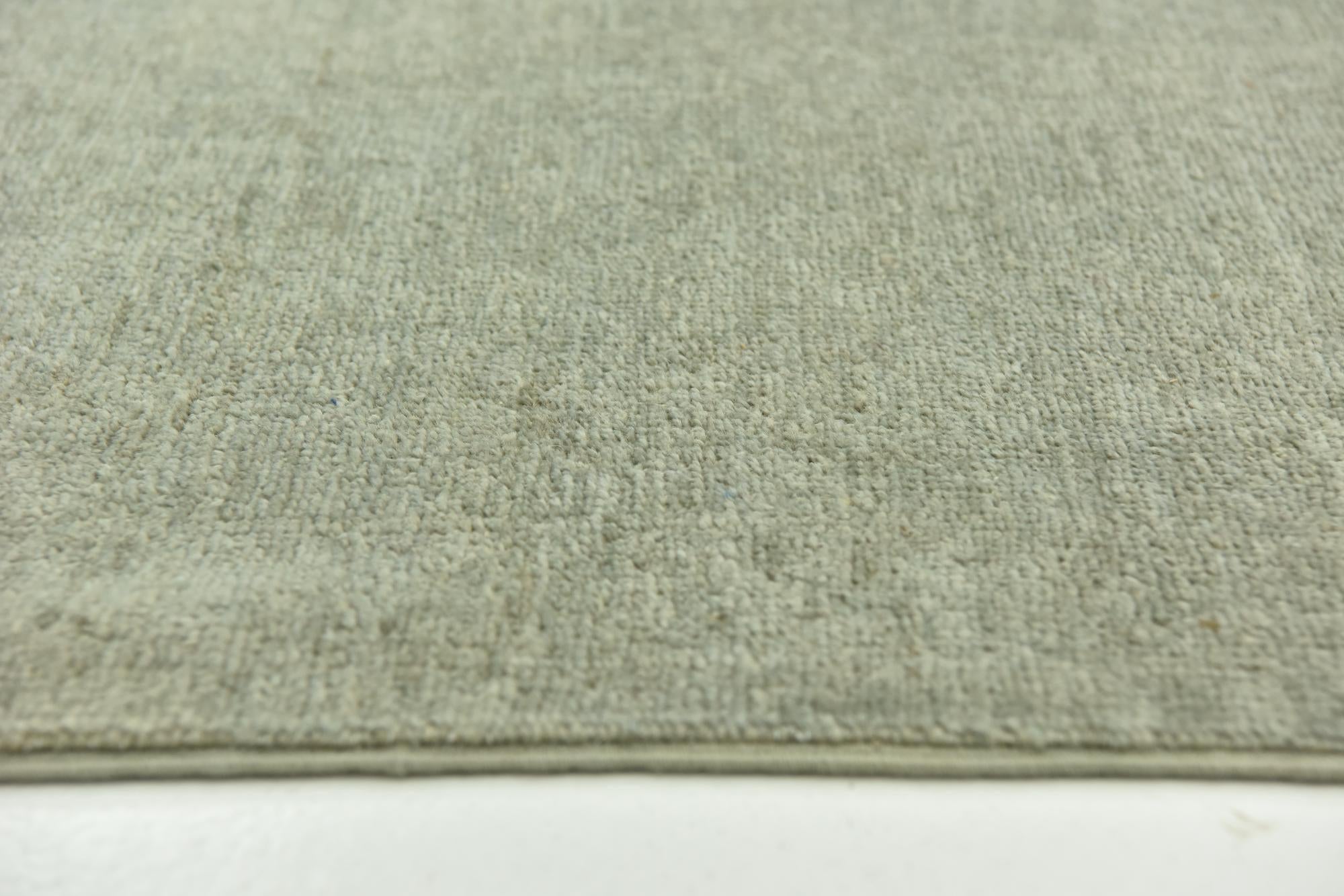 9' 4 x 11' 8 Hand Knotted Over-Dyed Ziegler Rug