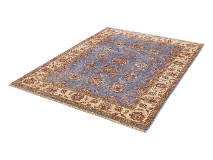 4' 2 x 5' 9 Hand Knotted Pershawar Ziegler Rug