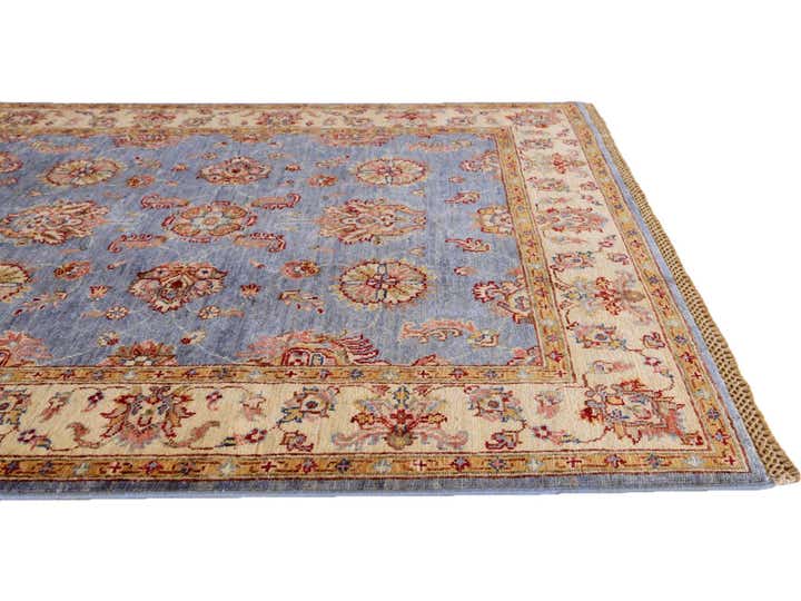4' 2 x 5' 9 Hand Knotted Pershawar Ziegler Rug