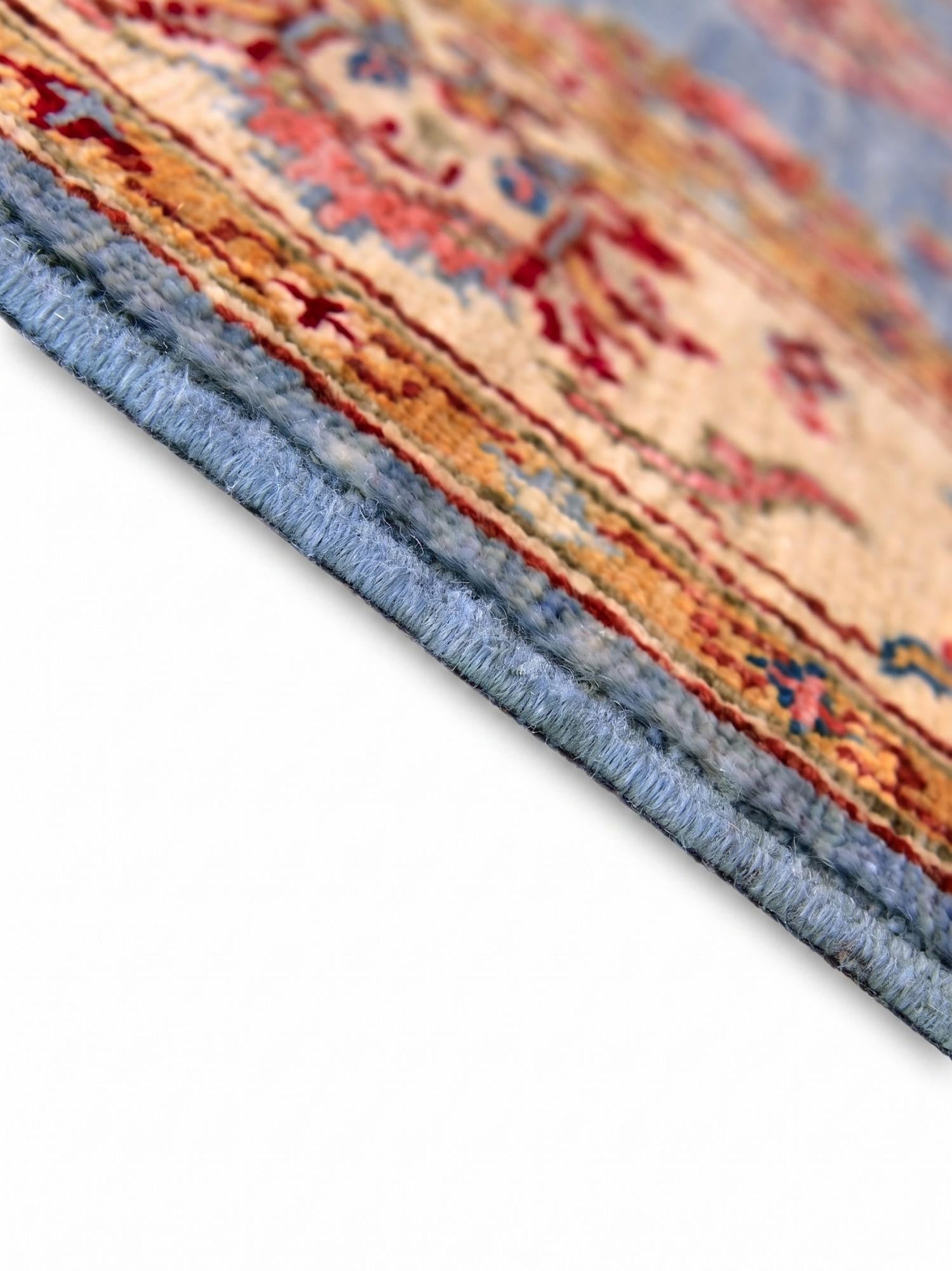 4' 2 x 5' 9 Hand Knotted Pershawar Ziegler Rug