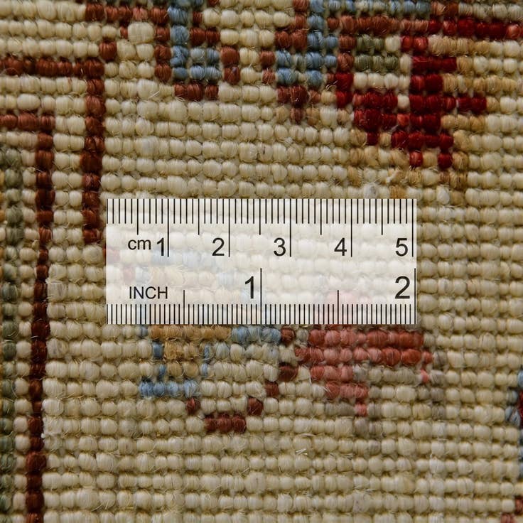 Detail image of 4' 2 x 5' 9 Hand Knotted Pershawar Ziegler Rug