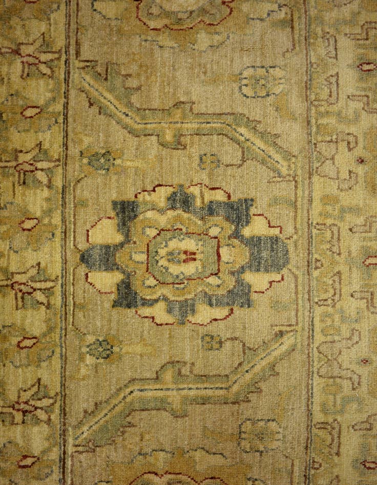 Detail image of 11' 9 x 15' Hand Knotted Peshawar Ziegler Oriental Rug
