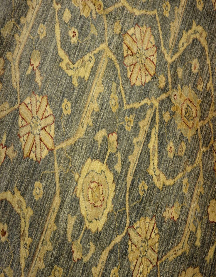 Detail image of 11' 9 x 15' Hand Knotted Peshawar Ziegler Oriental Rug