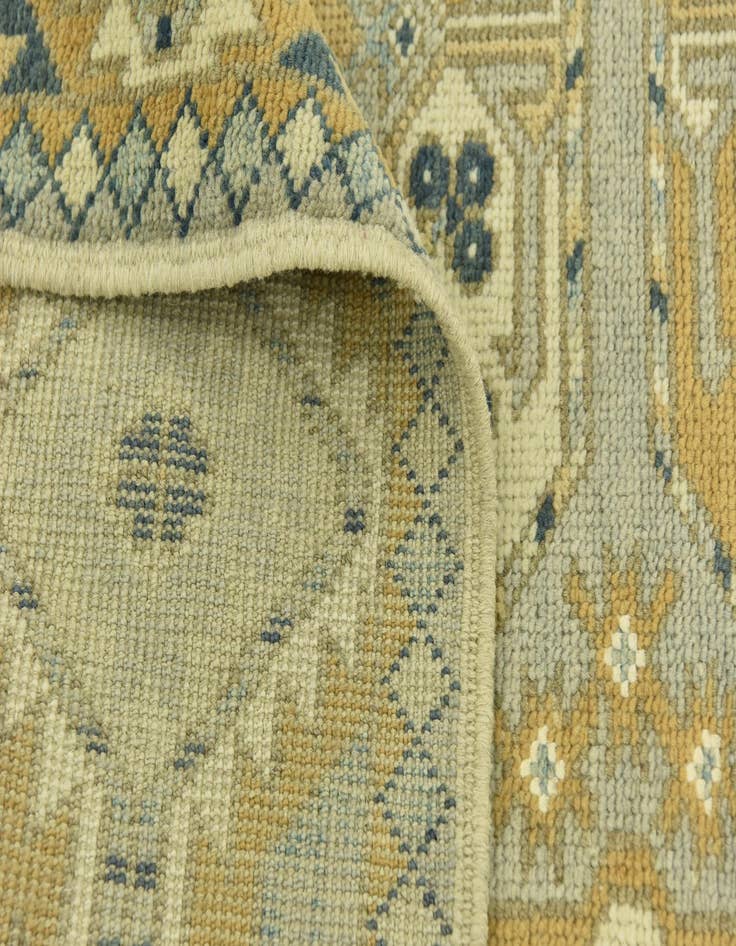 Detail image of 10' 2 x 15'  Hand Knotted Peshawar Ziegler Wool Rug