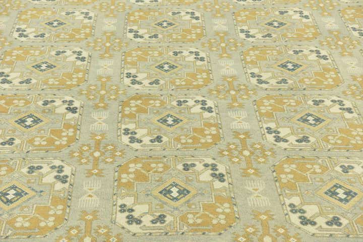 10' 2 x 15' Hand Knotted Peshawar Ziegler Wool Rug