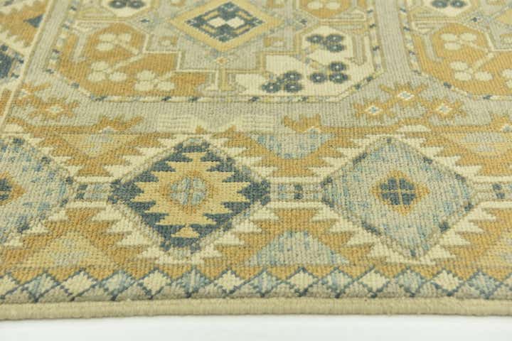 10' 2 x 15' Hand Knotted Peshawar Ziegler Wool Rug