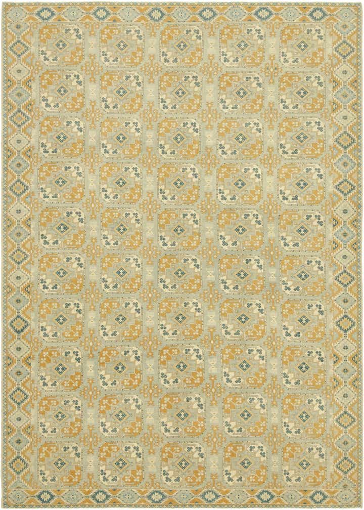 10' 2 x 15' Hand Knotted Peshawar Ziegler Wool Rug