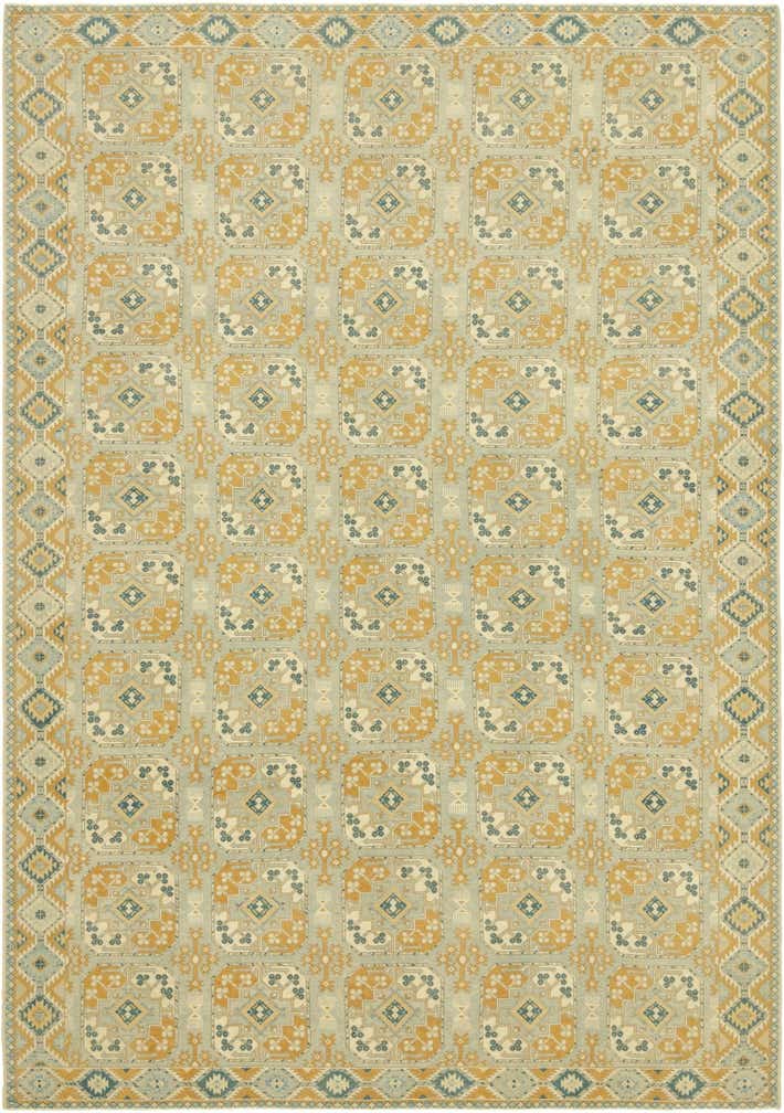 10' 2 x 15' Hand Knotted Peshawar Ziegler Wool Rug