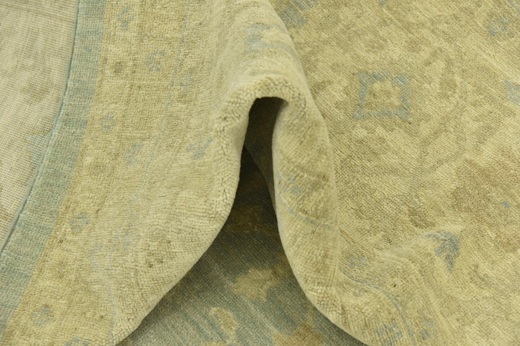 11' 10 x 18' Hand Knotted Peshawar Ziegler Rug