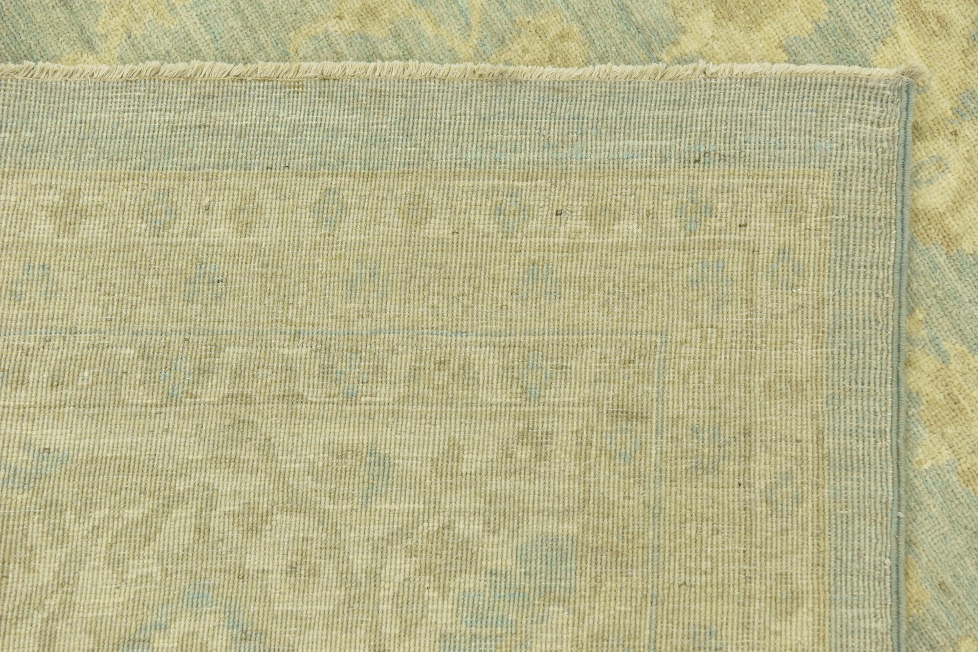 11' 10 x 18' Hand Knotted Peshawar Ziegler Rug
