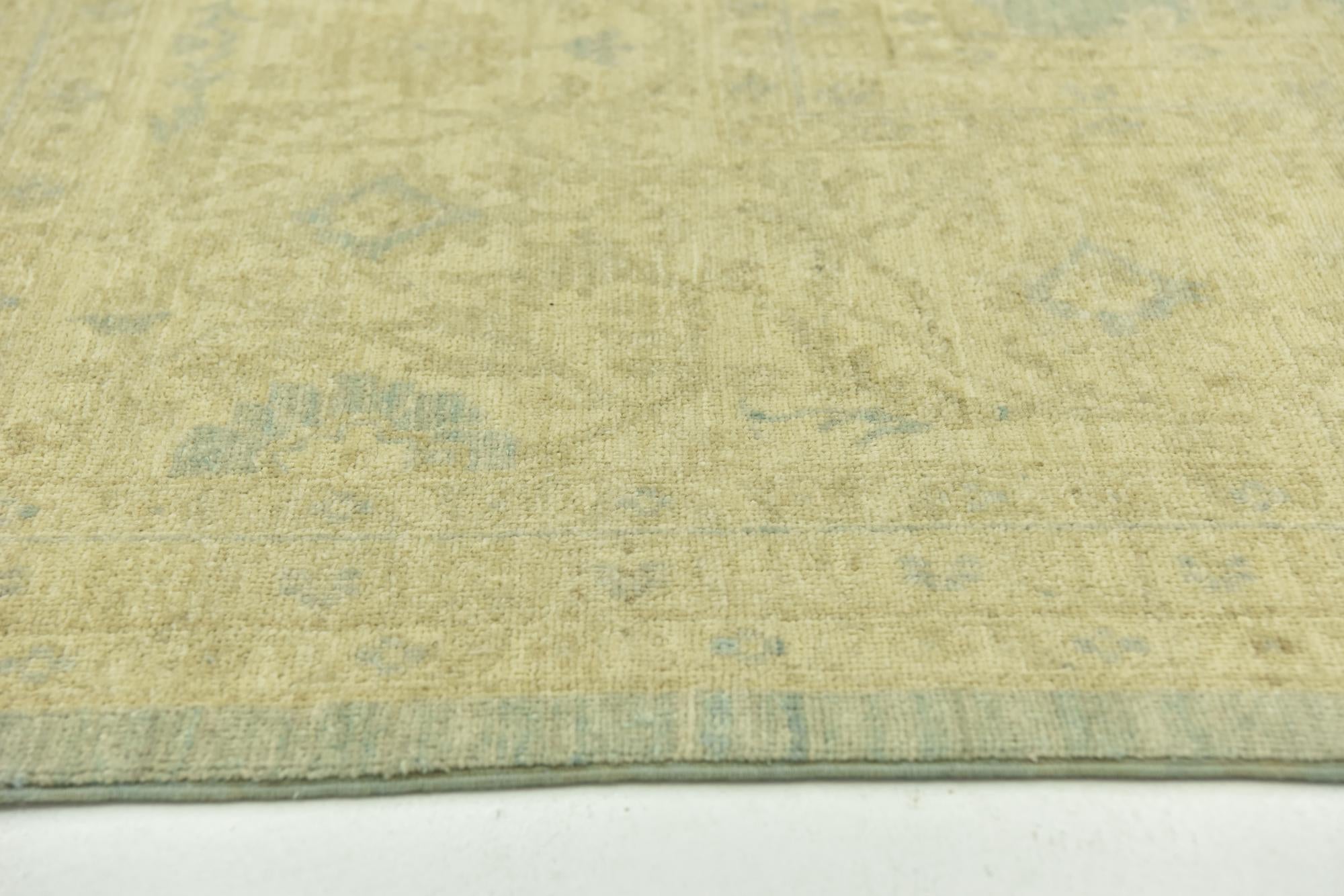 11' 10 x 18' Hand Knotted Peshawar Ziegler Rug