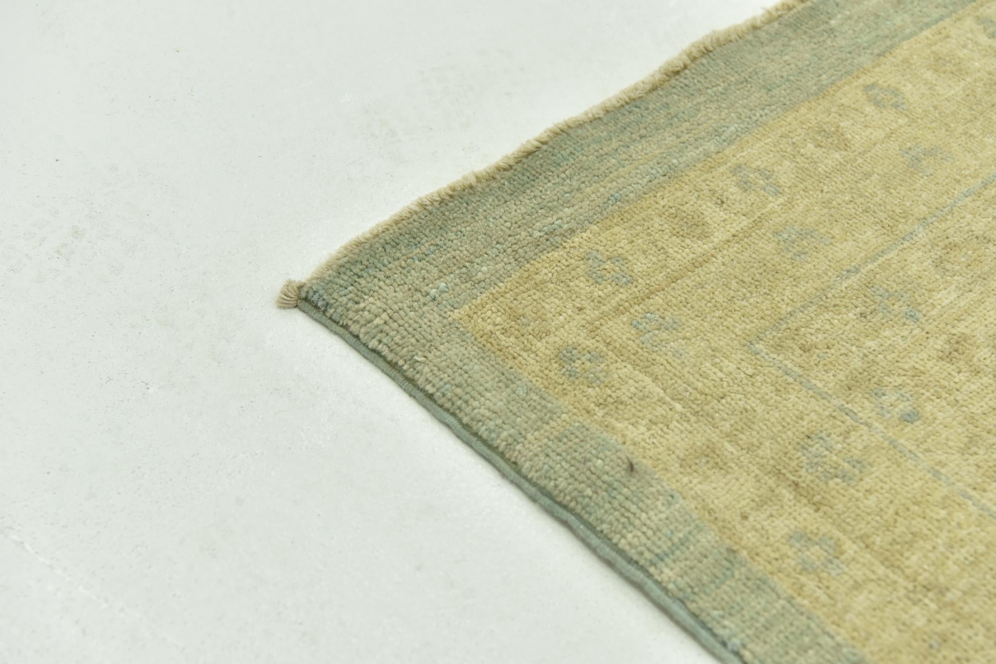 11' 10 x 18' Hand Knotted Peshawar Ziegler Rug
