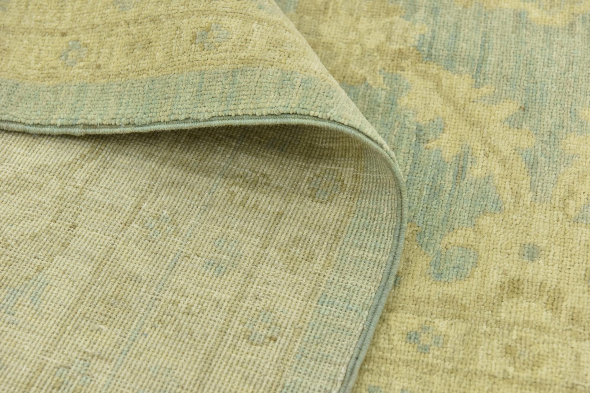 11' 10 x 18' Hand Knotted Peshawar Ziegler Rug