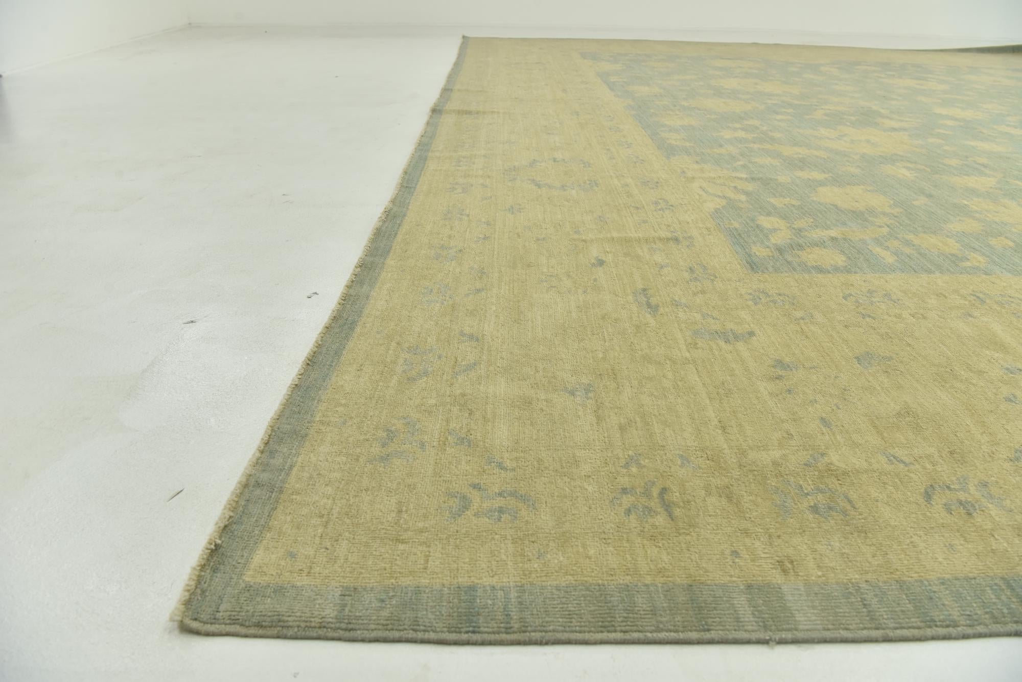 16' 4 x 25' 4 Hand Knotted Peshawar Ziegler Rug