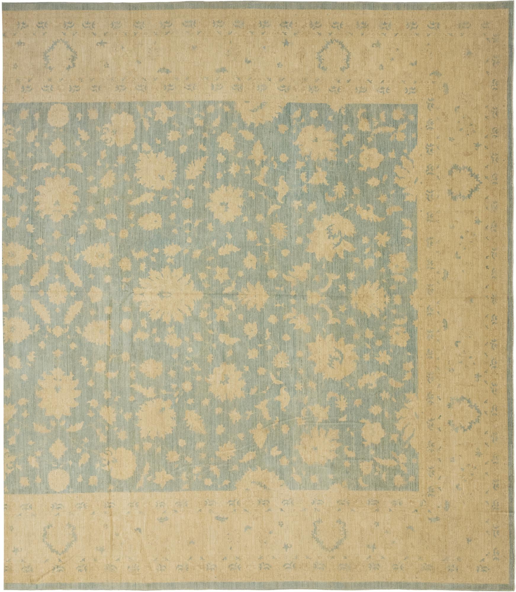 16' 4 x 25' 4 Hand Knotted Peshawar Ziegler Rug