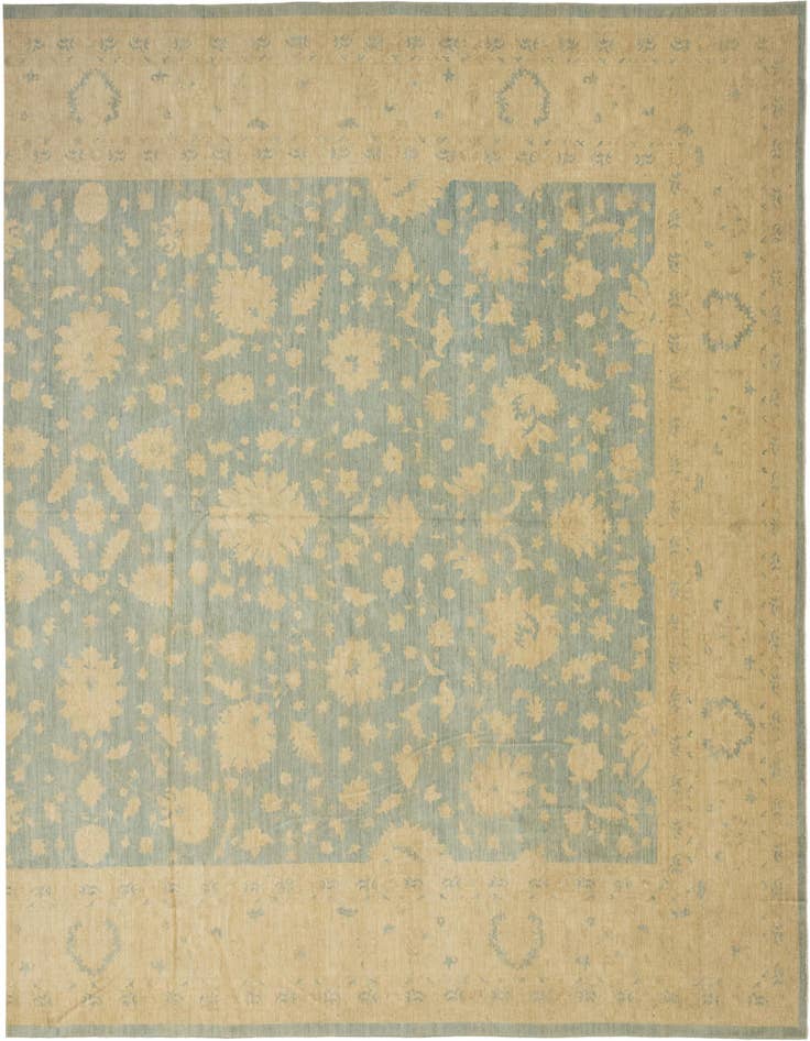 Detail image of 16' 4 x 25' 4  Hand Knotted Peshawar Ziegler Rug