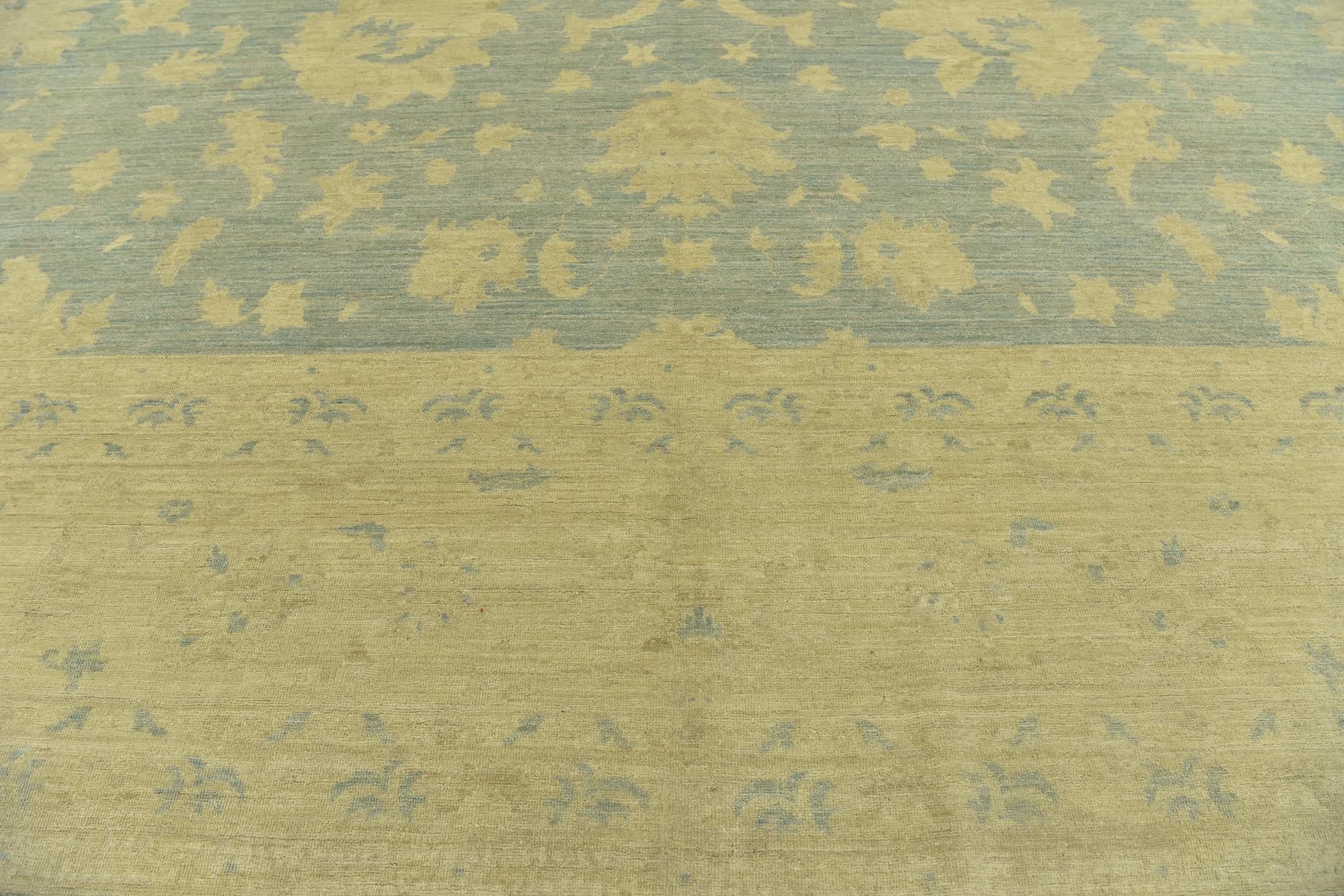 16' 4 x 25' 4 Hand Knotted Peshawar Ziegler Rug