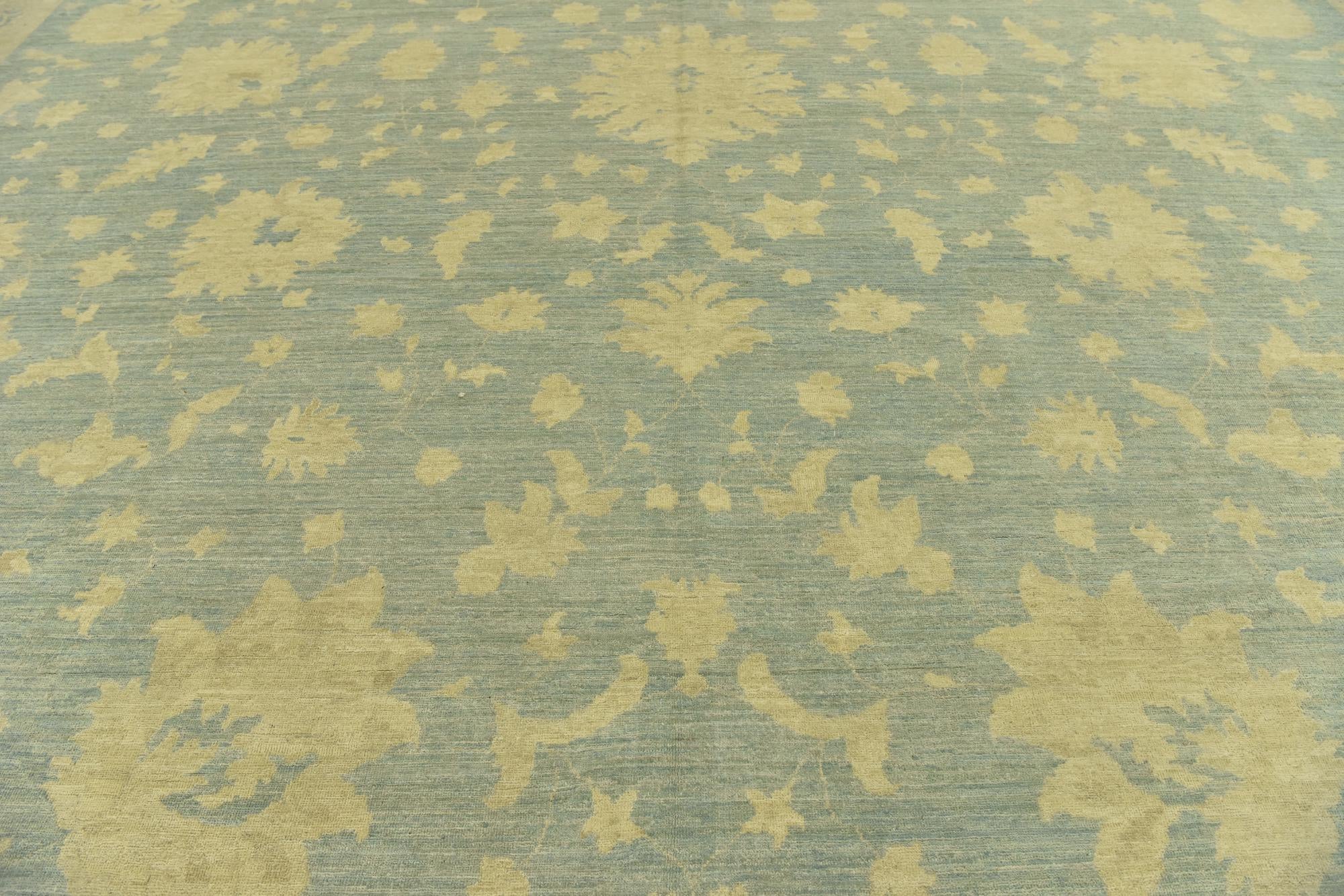 16' 4 x 25' 4 Hand Knotted Peshawar Ziegler Rug