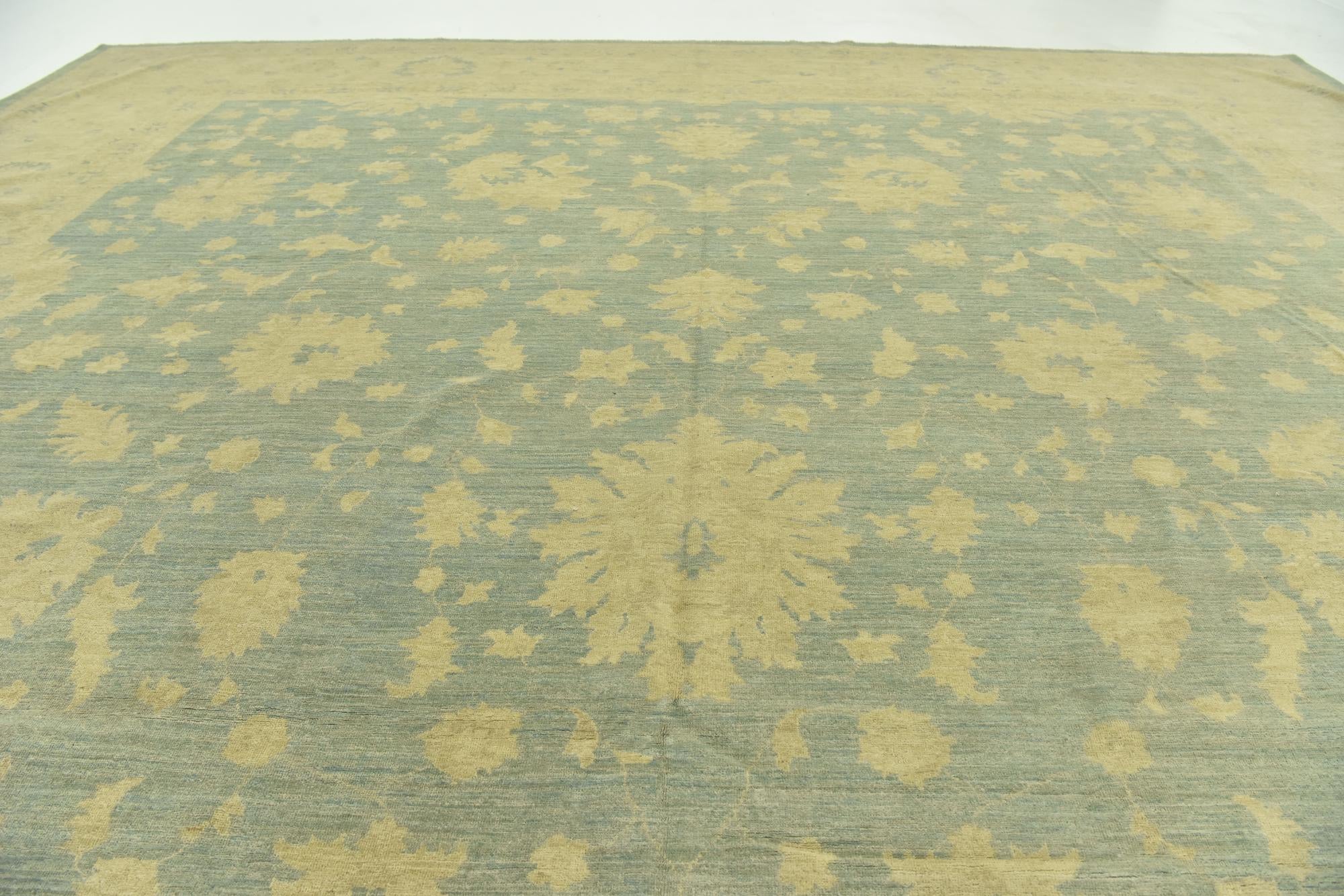 16' 4 x 25' 4 Hand Knotted Peshawar Ziegler Rug