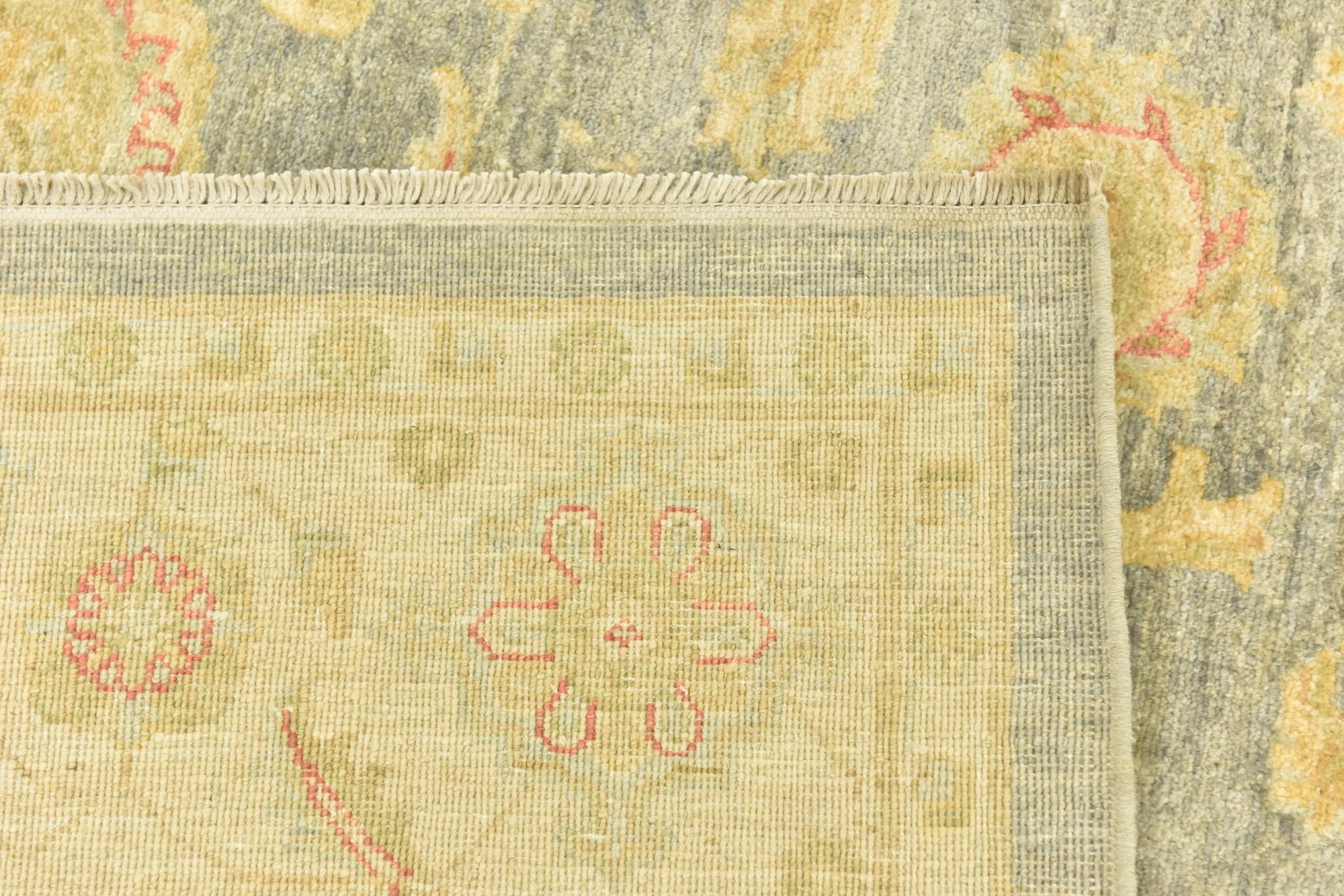 6' 7 x 9' 7 Hand Knotted Peshawar Ziegler Rug