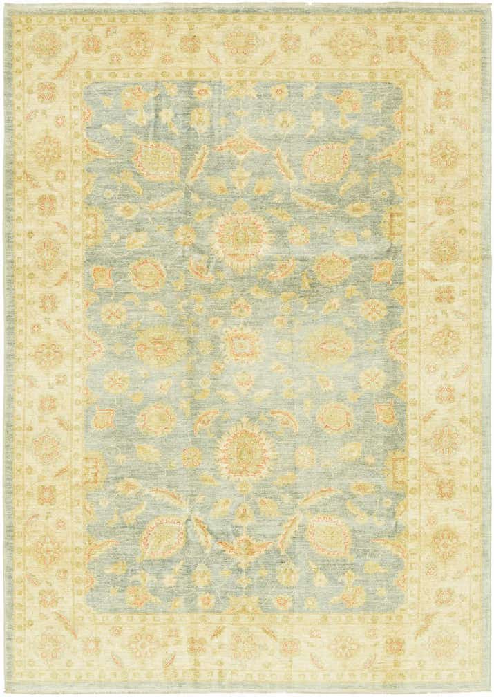 6' 7 x 9' 7 Hand Knotted Peshawar Ziegler Rug