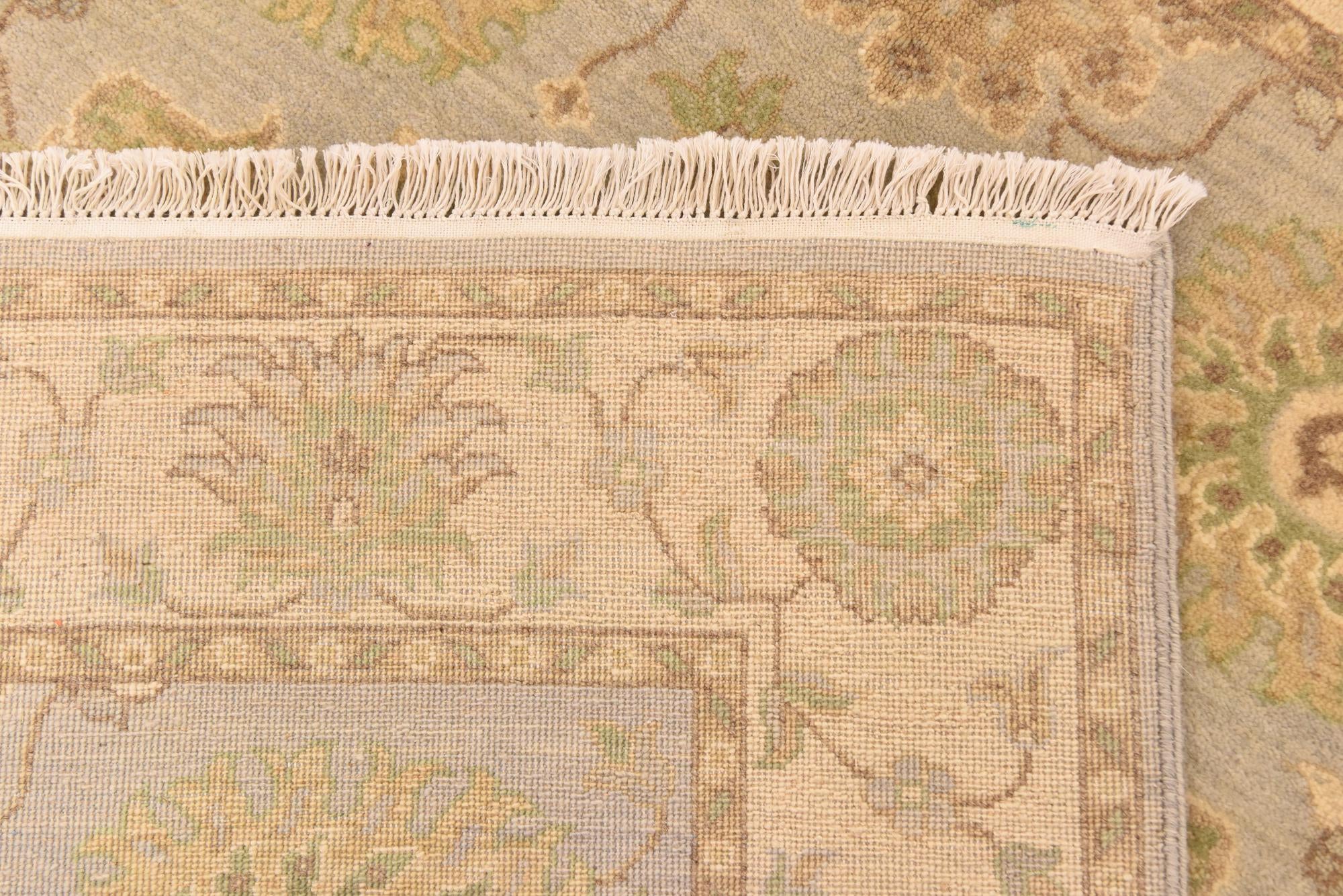4' 1 x 6' 2 Hand Knotted Peshawar Ziegler Rug
