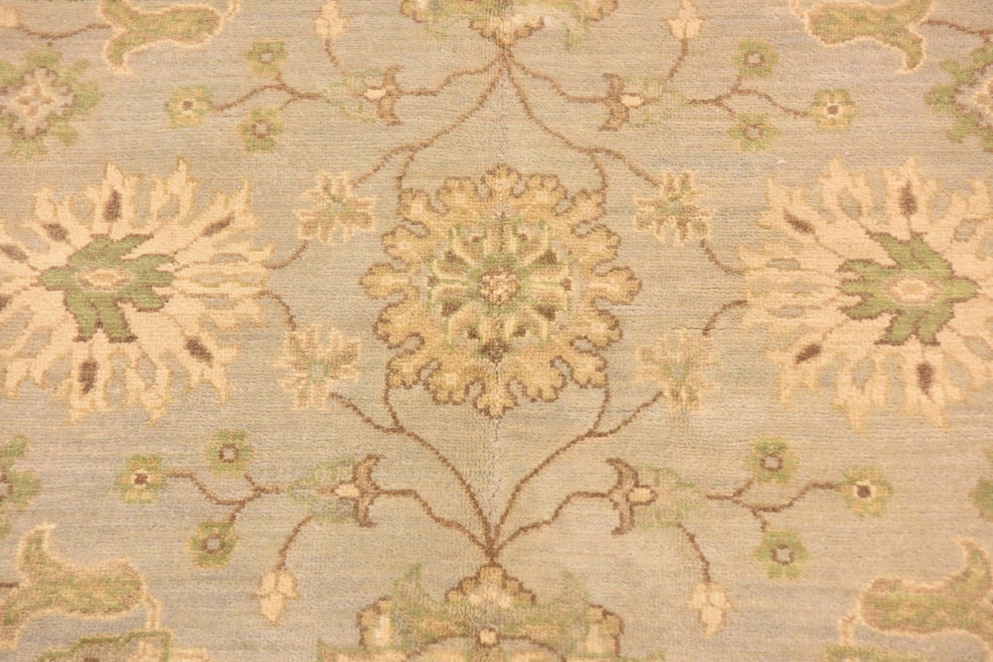 4' 1 x 6' 2 Hand Knotted Peshawar Ziegler Rug