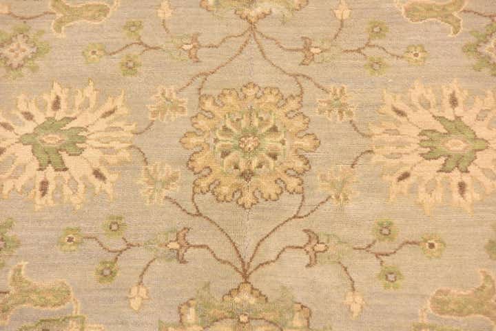 4' 1 x 6' 2 Hand Knotted Peshawar Ziegler Rug