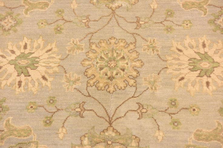 Detail image of 4' 1 x 6' 2 Hand Knotted Peshawar Ziegler Rug