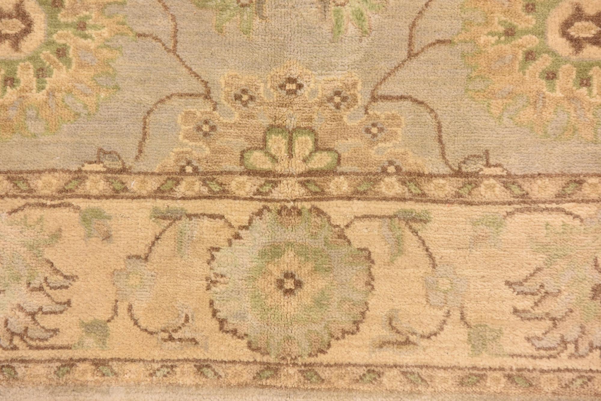 4' 1 x 6' 2 Hand Knotted Peshawar Ziegler Rug