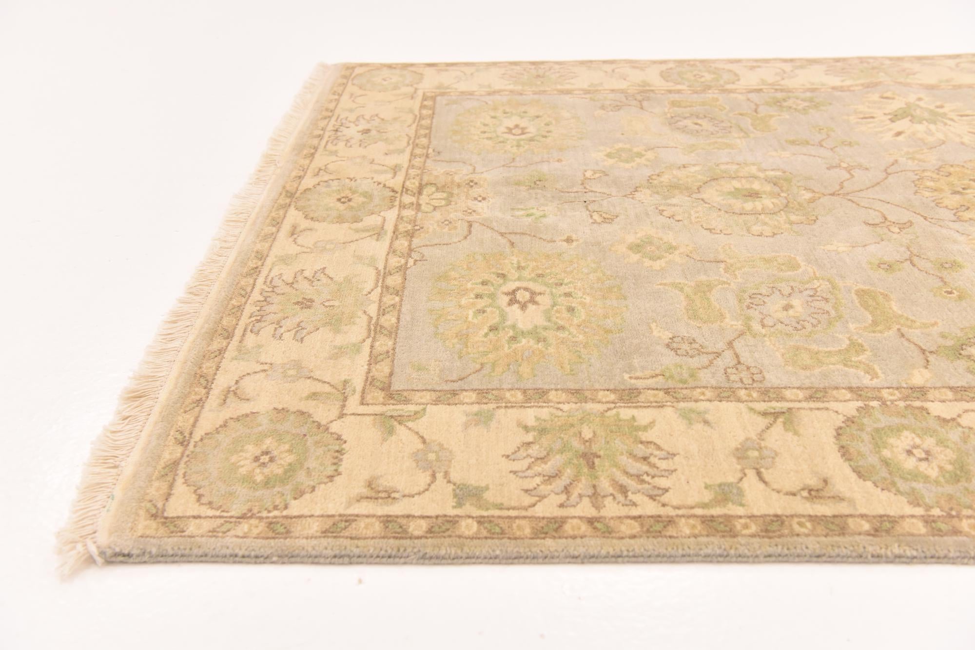 4' 1 x 6' 2 Hand Knotted Peshawar Ziegler Rug