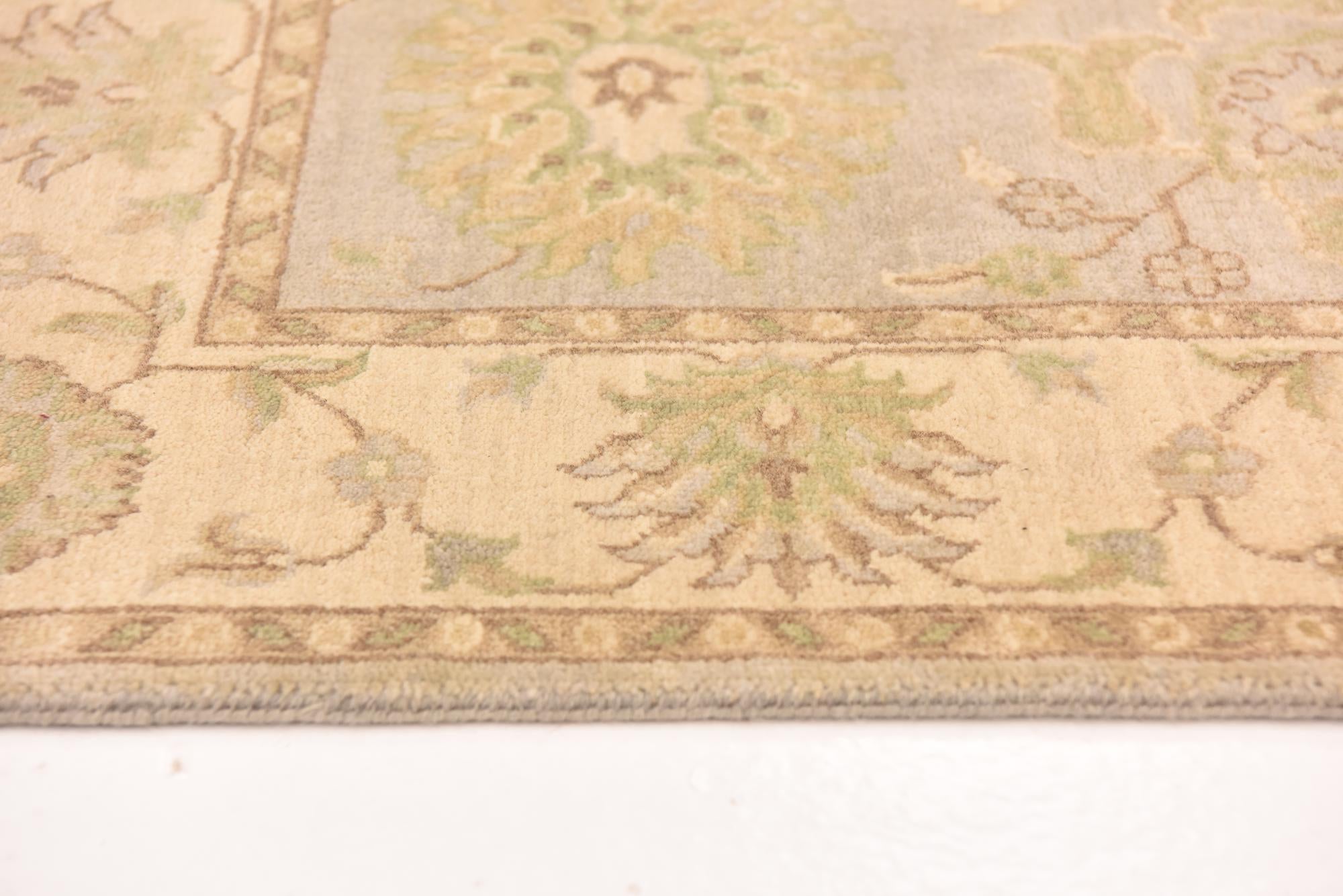 4' 1 x 6' 2 Hand Knotted Peshawar Ziegler Rug