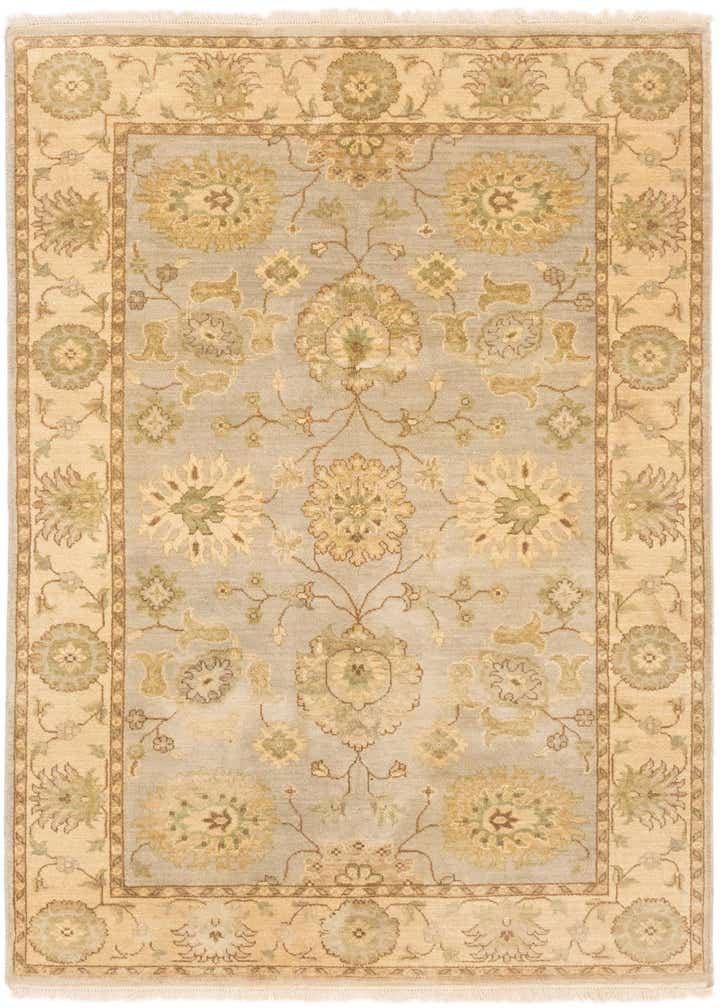 4' 1 x 6' 2 Hand Knotted Peshawar Ziegler Rug