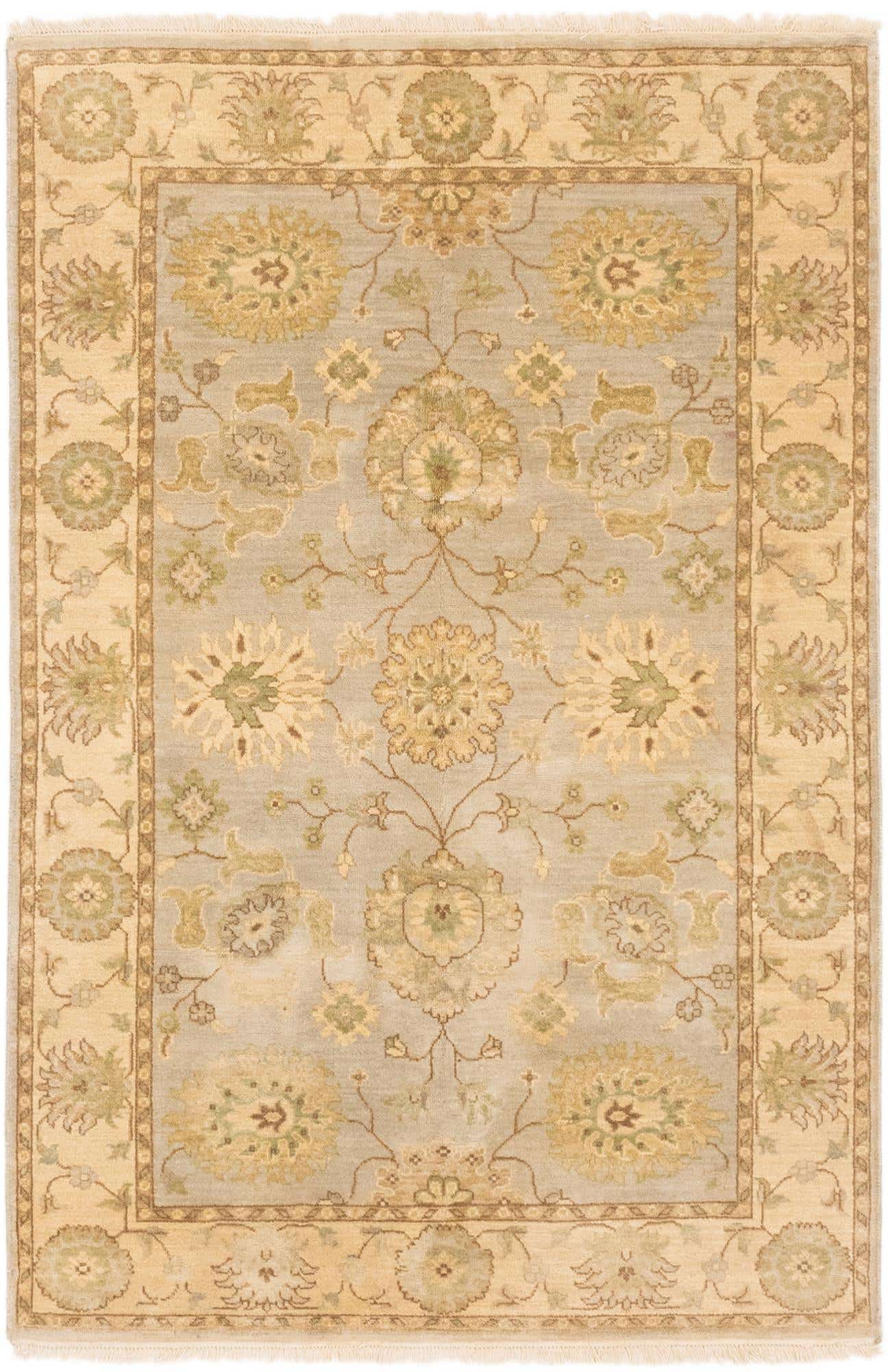 4' 1 x 6' 2 Hand Knotted Peshawar Ziegler Rug