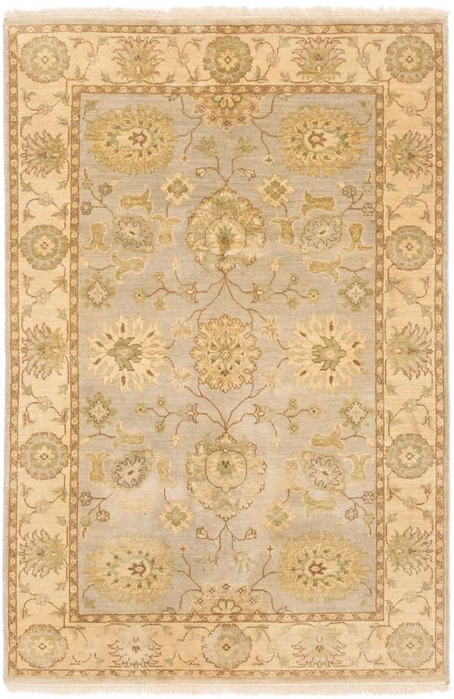 4' 1 x 6' 2 Hand Knotted Peshawar Ziegler Rug