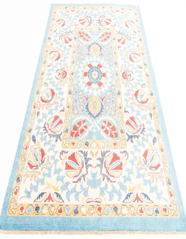 Detail image of 5' x 6' 10 Hand Knotted Peshawar Ziegler Rug