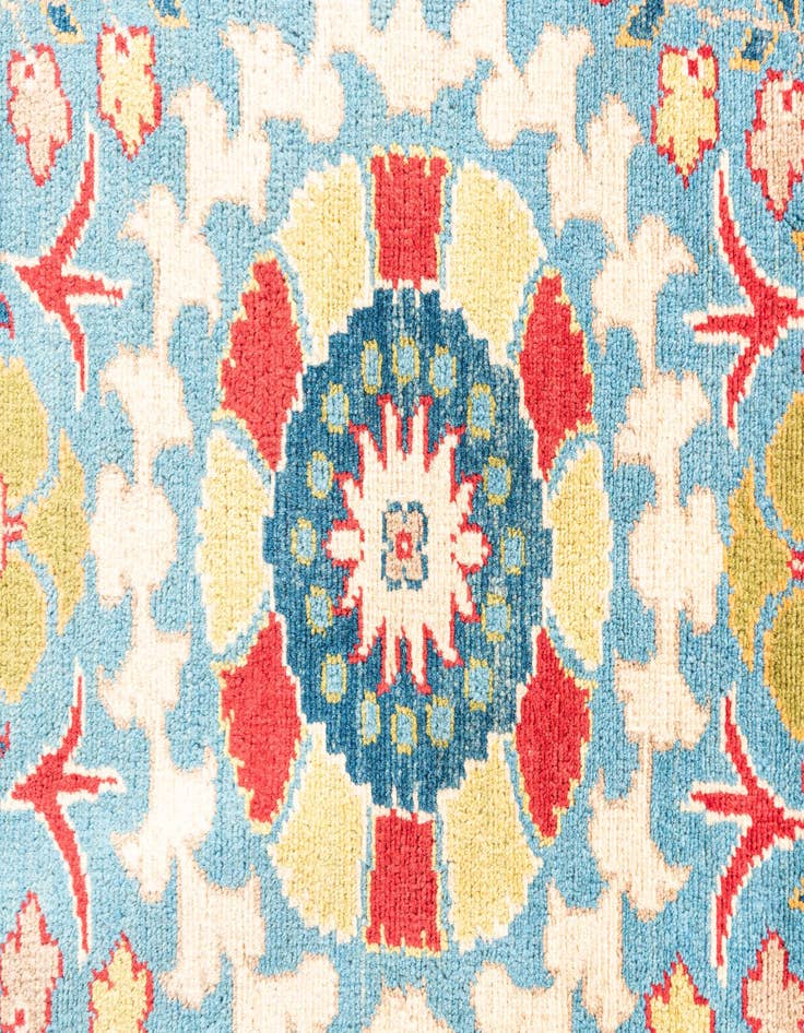 Detail image of 5' x 6' 10 Hand Knotted Peshawar Ziegler Rug