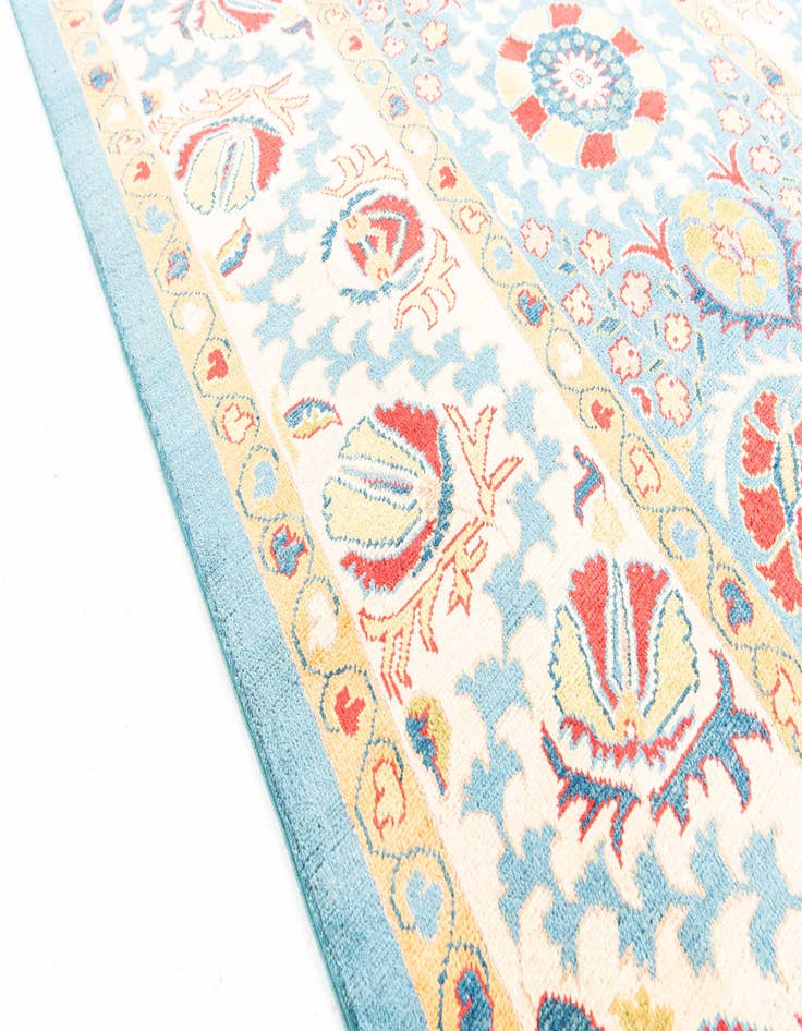 Detail image of 5' x 6' 10 Hand Knotted Peshawar Ziegler Rug