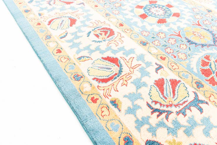 Detail image of 5' x 6' 10 Hand Knotted Peshawar Ziegler Rug