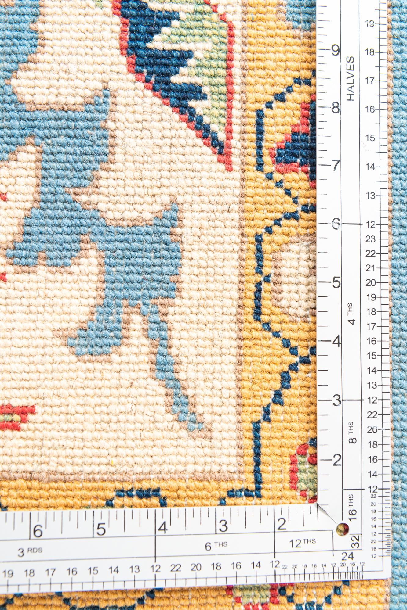 5' x 6' 10 Hand Knotted Peshawar Ziegler Rug