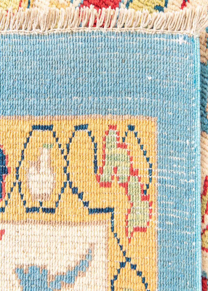 5' x 6' 10 Hand Knotted Peshawar Ziegler Rug
