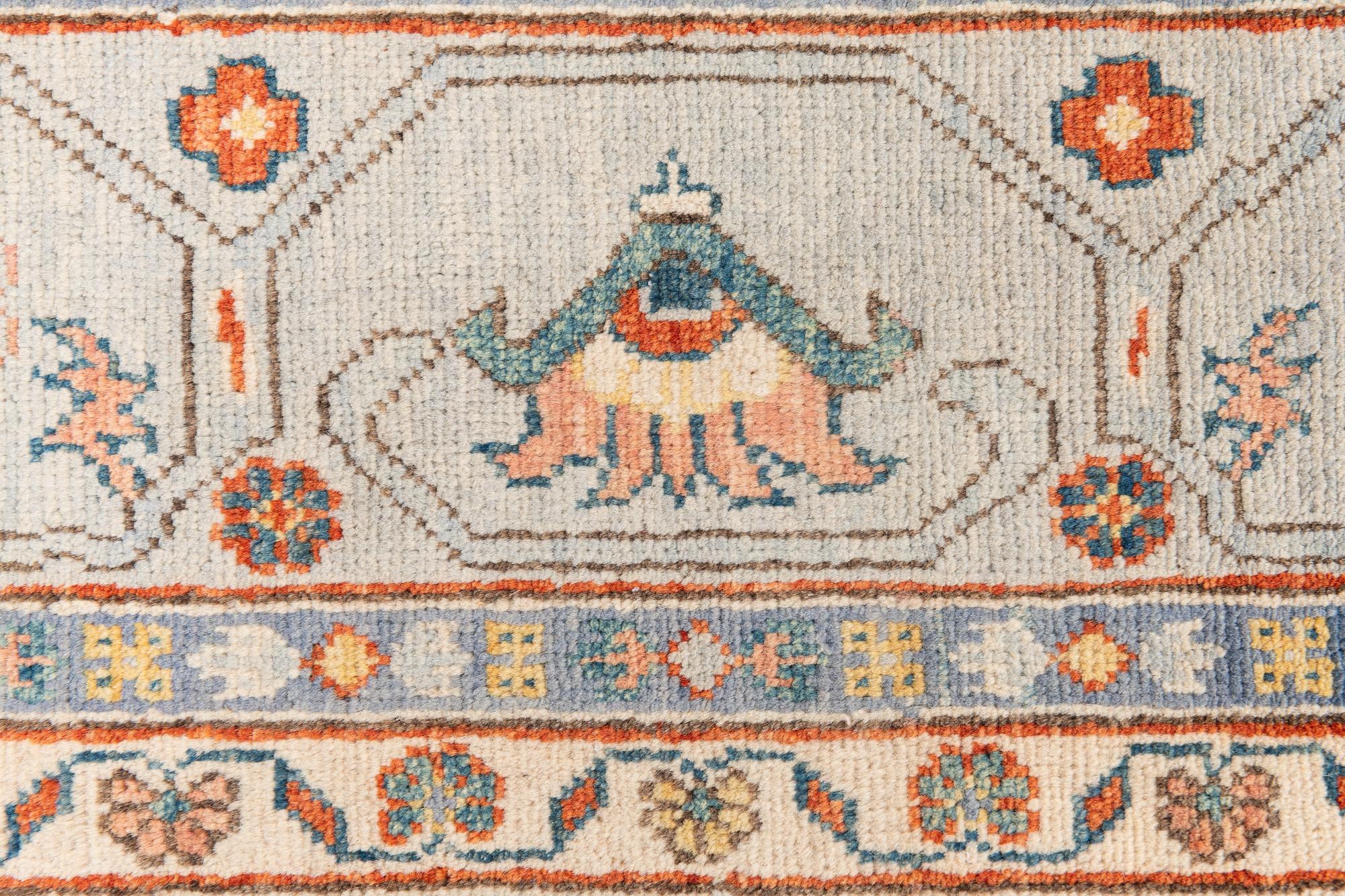 245cm x 345cm anudado a mano Peshawar Ziegler Alfombra