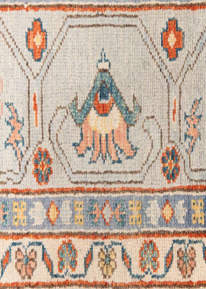 8' 1 x 11' 3 Hand Knotted Peshawar Ziegler Rug