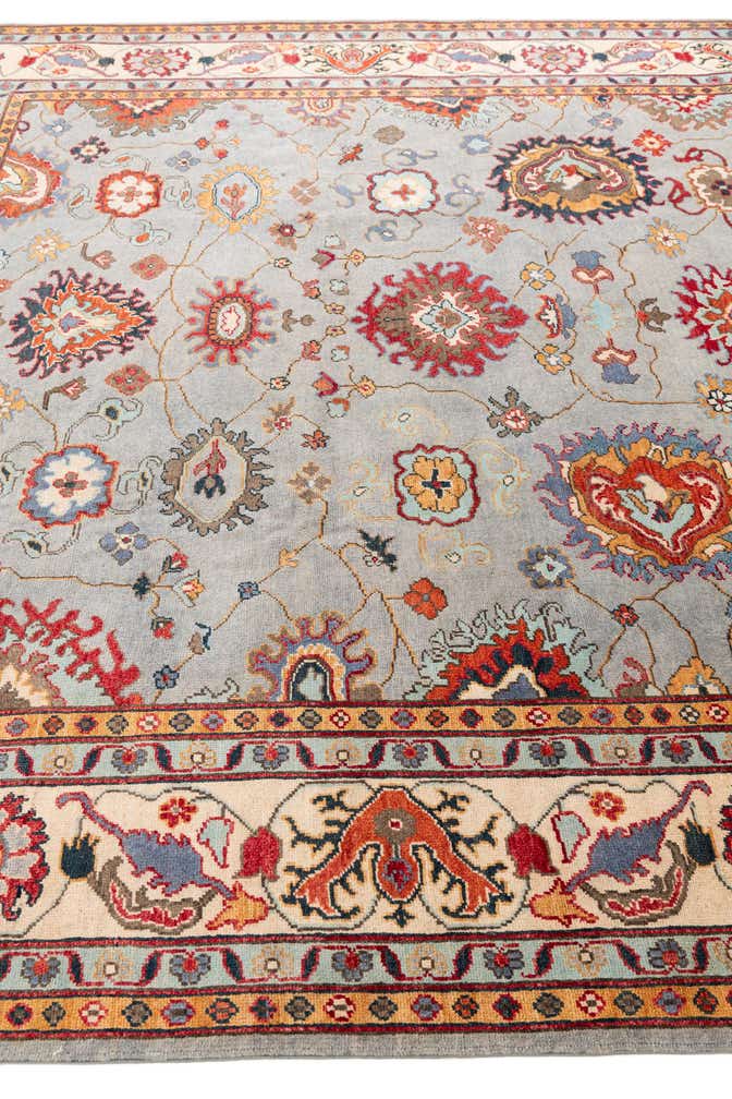 8' 2 x 11' 2 Hand Knotted Peshawar Ziegler Rug