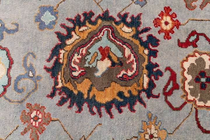 8' 2 x 11' 2 Hand Knotted Peshawar Ziegler Rug